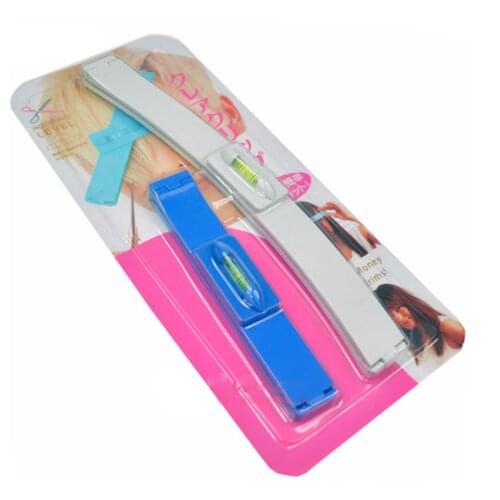 Professional Bangs Trimmer Bangs Artifact Hair Tail Ruler DIY Tools Hair Cutting Pruning Bangs Hairdressing Hair Cutting Scissor