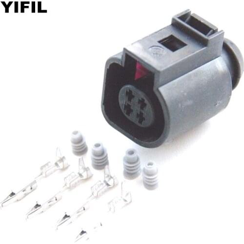 2/4/10pcs/lot 4 Pin/Way Water Temperature Sensor Connector Plug Housing Socket For AUDI VW Skoda VAG 4B0973712 or 1J0973712
