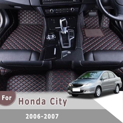 RHD Carpets For Honda City 2006 2007 Car Floor Mats Auto Parts Accessories Custom Covers Rugs Decorative Foot Pads