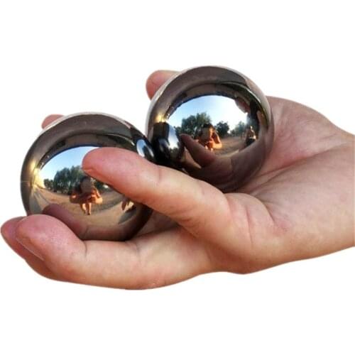 One Pair Chinese Health Balls Baoding Iron Ball Massage Balls For Hand Therapy
