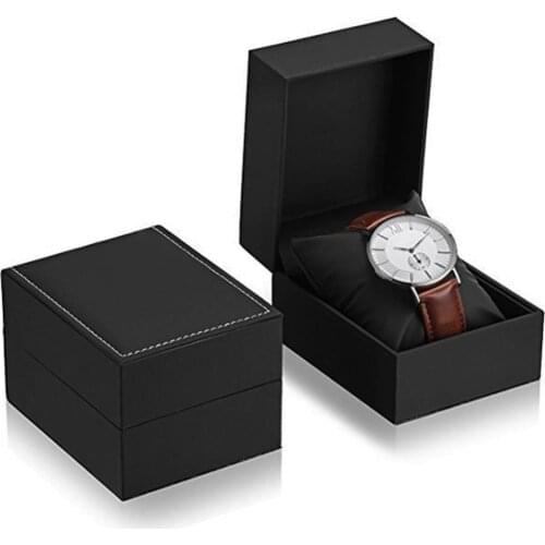 40%HOT Dustproof Faux Leather Watch Storage Box Jewelry Display Case Organizer Gift