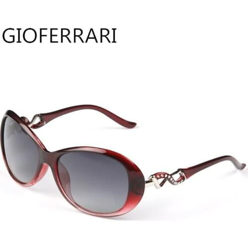 GIOFERRARI Polarized Sunglasses Female Brand Retro Ladies Summer Sunglasses Sunglasses Female Famous Brand UV400