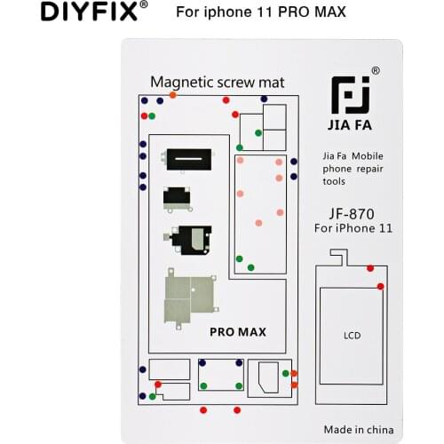 1PCS Magnetic Screw Mat for iPhone X/Xs/XR/Max/Pro/11 Screw Pad Keeper Chart Mobile Phone Repair Hand Tools