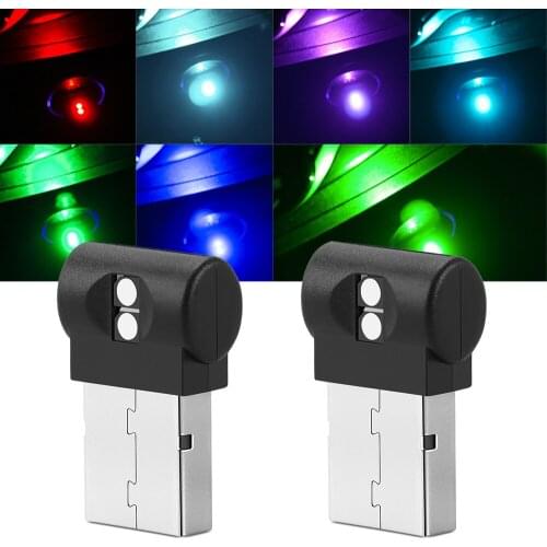 1Pcs USB LED Car Light Atmosphere Light Decorative Lamp for Audi A1 A3 A4 B6 B8 B9 A3 A5 A6 A7 A8 C5 Q7 Q3 Q5 SQ5 R8 TT S5 S6
