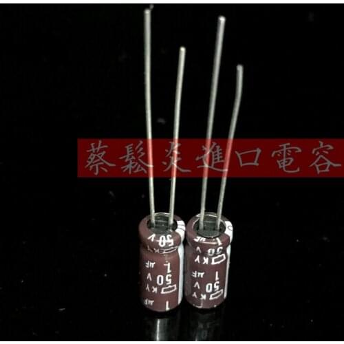 2020 hot sale 30PCS/50PCS Japan 's electrolytic capacitors chemical 50v1uf 5*11 NIPPON KY 1uf 50v FREE SHIPPING