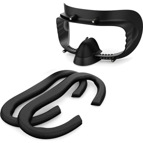 4 in1 For HP Reverb G2 face Cover mask Interface Bracket Anti-Leakage Nose Pad Sweat Proof PU Leather Foam Pad VR increasing