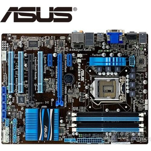 Asus P8Z68-V LE Desktop Motherboard Z68 Socket LGA 1155 i3 i5 i7 DDR3 32G ATX UEFI BIOS Original Used Mainboard On Sale