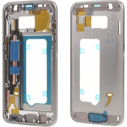 For Samsung Galaxy S7 SM-G930F Silver/Gray/Gold Color Middle Plate Frame with Small Parts