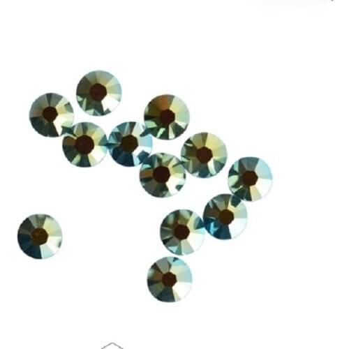 Flatback loose shiny WHOLESALE free shipping size ss16 4mm JET AB color with 1440 pcs each pack ; diamond stone for nail art