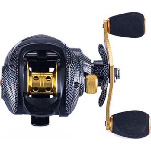 Baitcast Reel Large Line Capacity Lightweight Left-handed Right-handed Bait Casting Fishing Wheel Tool