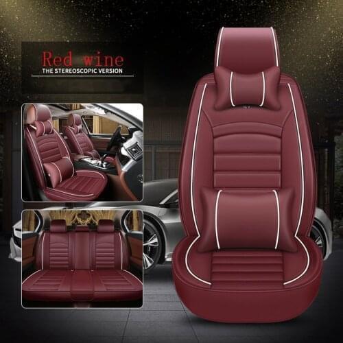 WLMWL Leather Car Seat Cover for Maserati all models GranTurismo Ghibli Levante quattroporte car accessories Car-Styling