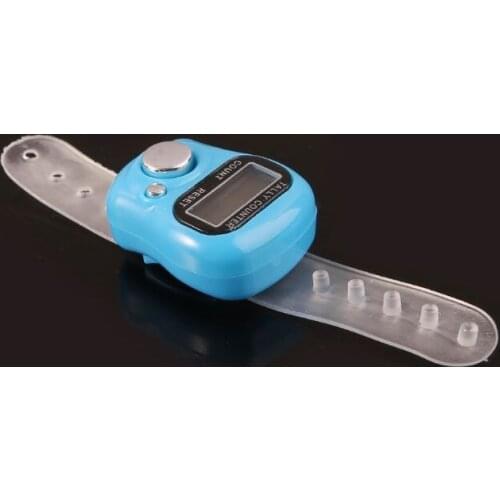 Mini Stitch Marker And Row Finger Counter LCD Electronic Digital Tally Counter For Sewing Knitting Weave Tool Finger Random