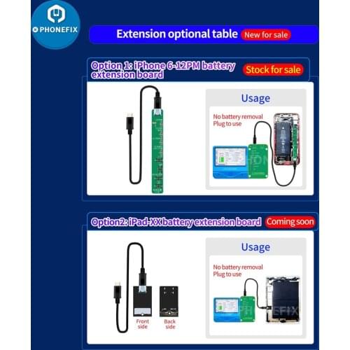 JC Pro1000S Battery Testing Module For iPhone 5- X XS XSMAX Battery Performance Detection Tester Change Battery Serial Number