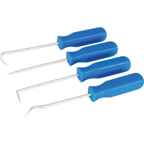 4Pcs Pick Hook Set Auto Car Pick Hook Set Craft Hand Tools Oil Seal Gasket Puller O-Ring Remover Craft Hand Tool Car Remover Re