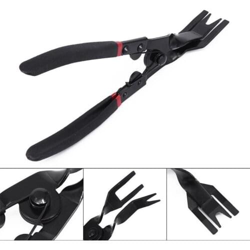 Car Door Panel Push Retainer Rivet Trim Clip Fastener Remover Plier Light Tong