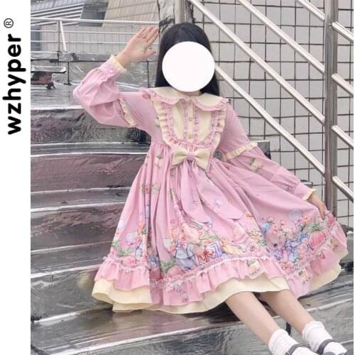 New Arrival Original Design Doll Party Lolita Long-sleeved OP Dress Princess Dresses Autumn and Winter Cosplay Dress