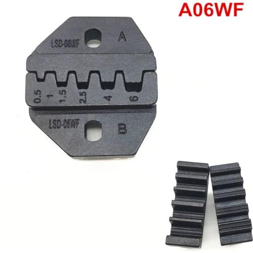 Crimp tool die A06WF for crimping wire cord end sleeves and ferrules 20-10AWG 0.5~6 mm²