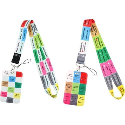 E3347 Critical Care Anaesthetics ICU Mobile Phone Neck Strap Removable Buckle Lanyard for Doctor Nurse Keychain Rope