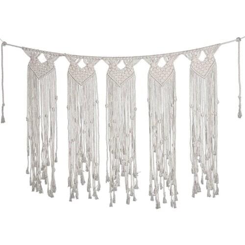 Woven Wall Hanging Tapestry Fashion Tassel Macrame Ornament Home Art Room Wedding Decoration Supplies