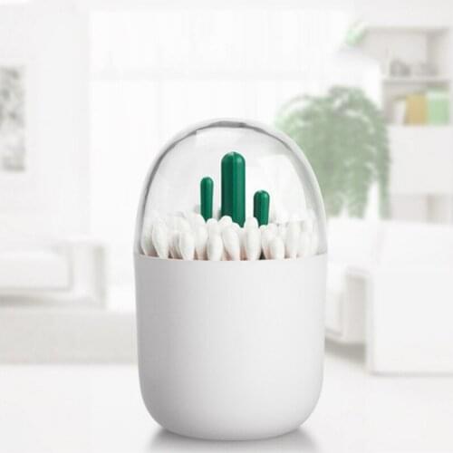 Creative Multi-purpose Animal and Plant Modeling Toothpick Storage Box Makeup Puff Cotton Box Small Sundries Storage Tank
