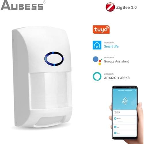 Tuya ZigBee Smart Infrared Detectors Motion Sensor Alarm Compatible Wireless Home Security System With Tuya APP Smart Life APP
