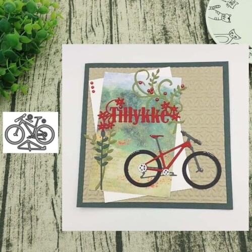 Spring 2020 Metal cutting dies bicycle die mold decoration Scrapbook paper craft knife mould blade punch
