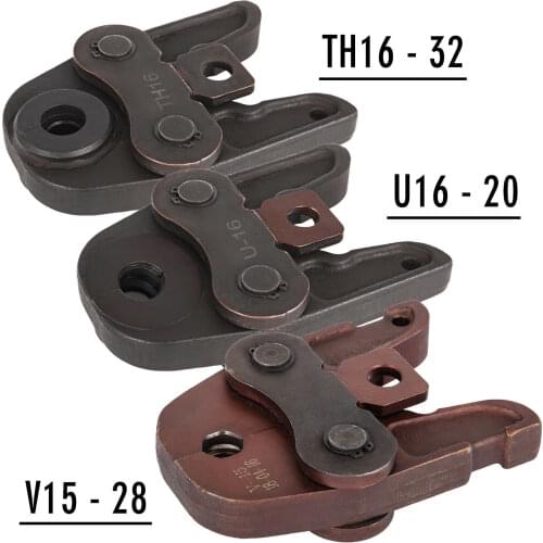 VEVOR Pipe Wrench Crimper Pressing Plier Jaw with Active Opening U TH V Shaped Hydraulic Hose Clamp Fittings for PEX PB Copper