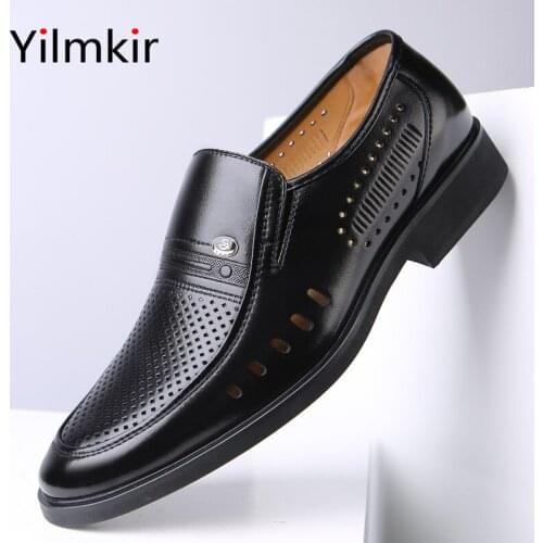 Yilmkir Mens Leather Shoes