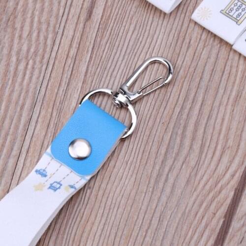 12Pcs Kids Handwritten Customizable ID Labels Keychain for Identification for Child Bags Clothing and All Personal Items
