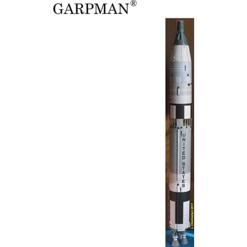 1:144 USA Launch Vehicle Gemini-Titan XI Rocket 3D Paper Model Puzzle Student Hand Class DIY Space Papermodel Toy