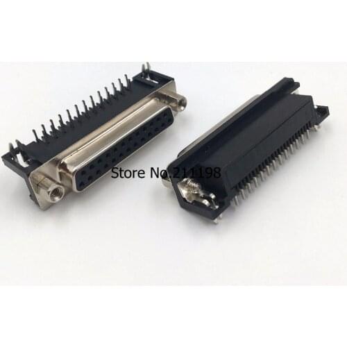 5Pcs/Lot Dr25 Female Dp25 Needle Curved Needle Base 90 Degrees Bending Parallel Plate Welding Of Black Gold