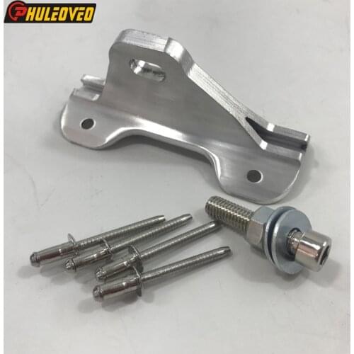 Aluminum Alloy Motorcycle Exhaust Muffler Bracket CNC Fixation Bracket for Motorcycle Exhaust Escape Demper Tailpipe Leakage