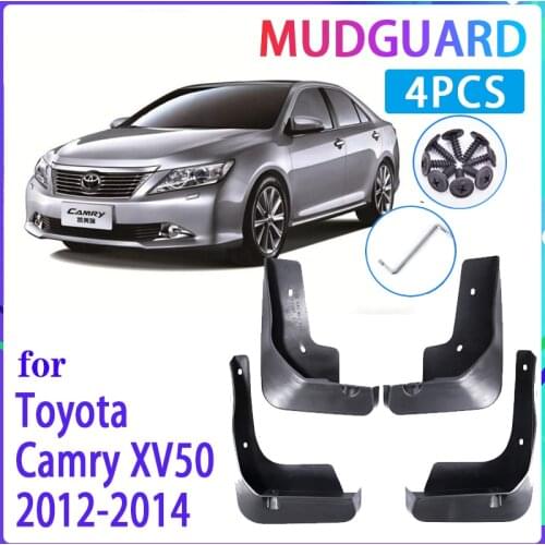 Car Mud Flaps for Toyota Camry XV50 50 2012 2013 2014 Mudguard Splash Guards Fender Mudflaps Auto Accessories