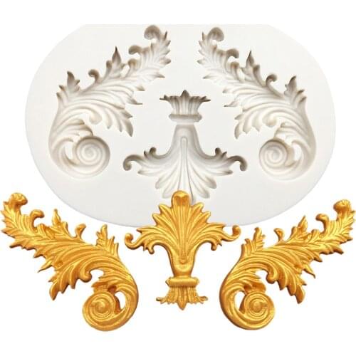 Decorative Pattern Silicone Sugarcraft Mold Resin Tools Cupcake Baking Mould Fondant Cake Decorating Tools