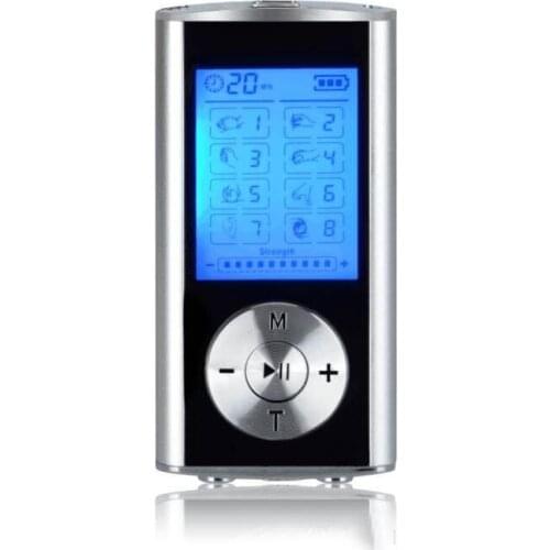 Portable Built-in Li-battery 8 Mode TENS Mini Digital Electronic Pulse Massager Muscle Full Body Acupuncture Therapy EMS Massa
