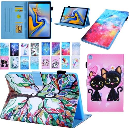 Flip Stand PU Leather Smart Cover Funda Case For Samsung Galaxy Tab S5e 10.5 T720 T725 SM-T720 SM-T725 Tablet Coque +Film +Pen