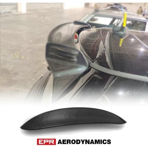 For Mini R56 Cooper S OEM Type Spoiler Carbon Roof Spoiler Rear Wing Exterior Body kits