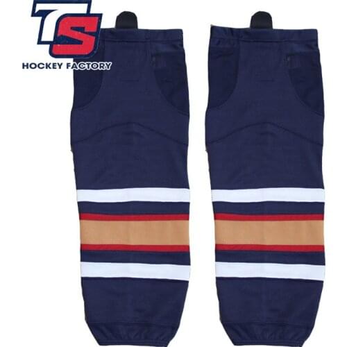Cool hockey free shipping Breathable Oilers Ice Hockey sport Socks Cheap Shin Guards W005 high quality men women youth adult