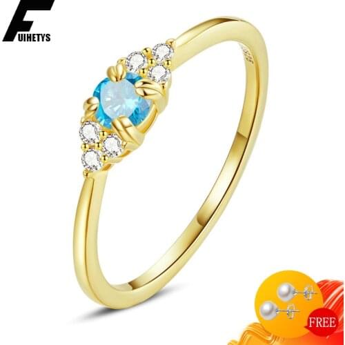 Luxury Ring s925 Silver Jewelry with Zircon Gemstone Finger Rings for Women Wedding Promise Party Gift Accessories Wholesale
