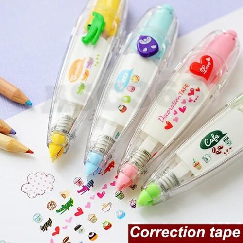 Cartoon animal correction tape Cute School & Office Supply for letter diary DIY scrapbooking tools