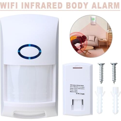 Mini WIFI PIR Motion Sensor Wireless Infrared Alarm Detector Security Smart Home For Home Office PIR Motion Sensor