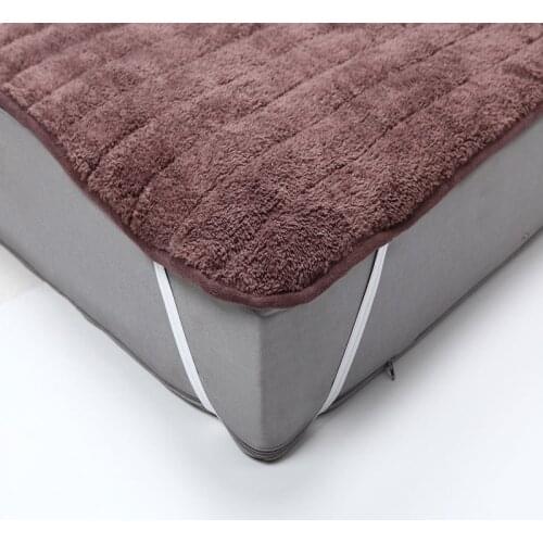 Plush Foldable Mattress bed Cover mattress cover protector With Feet Care Mattress Pad for Japanese single Bed sheet on elastic