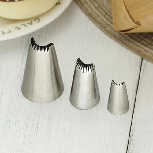 Piping Tips Cake Cream Decoration Tip Staniless Steel Icing Nozzle Tools Bakeware Create Lotus Flower Petals