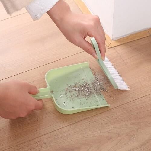 Mini Desktop Winnowing Pan Cleaning Brush table Small Broom Multi-function Hanging Desk Dustpan Set