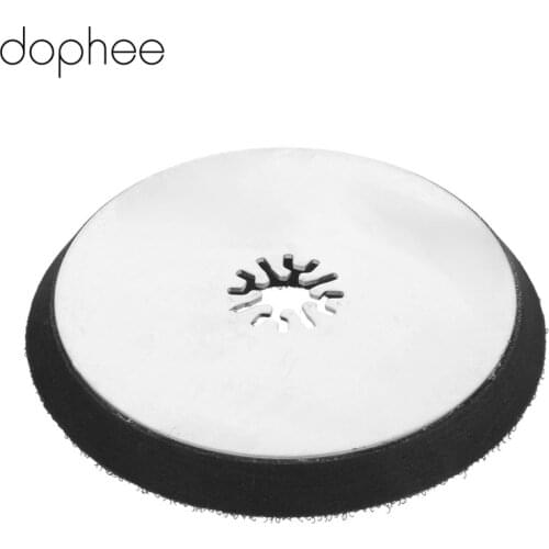 Dophee Oscillating Multi Tools Universal Stainless Steel 115mm Round Sanding Pad Polishing Grinding Rotary Tools for Fein Dremel