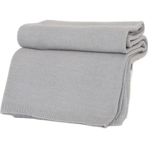 Ivory color Newborn knitted blanket Baby swaddle blanket backdrop Newborn Photography Posing fabric