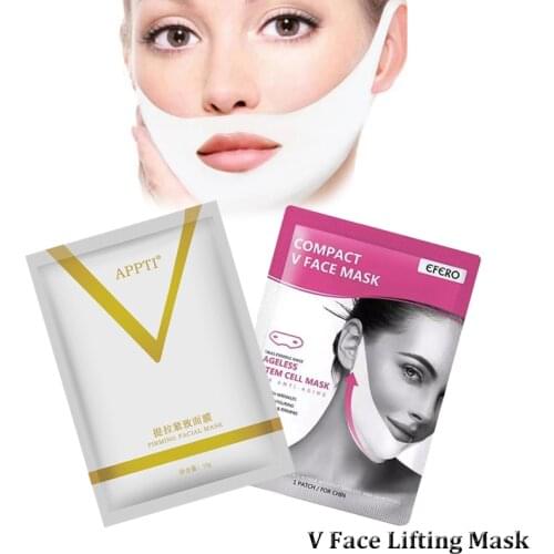 US BR Do Dropshipping Face Lift Slimming Mask V Line Chin Up Patch 4D Reduce Double Chin Tape Neck Firming Shape Mask Free Ship
