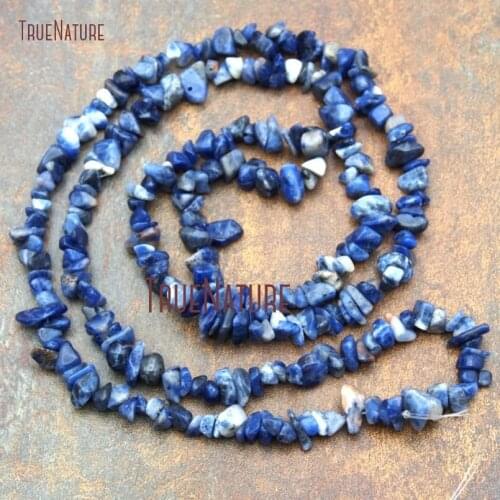 10Strand Discount Brazilian Sodalite Loose Beads Broken Stone Free Form Loose Beads Online Approx 6x10mm BE15190