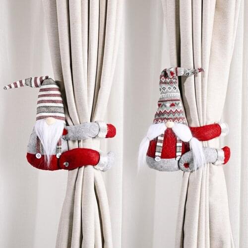 2020 Christmas Curtain Buckle Doll Decor Ornament Christmas Decor For Home Noel Natal 2020 Christmas Gifts Happy New Year 2021