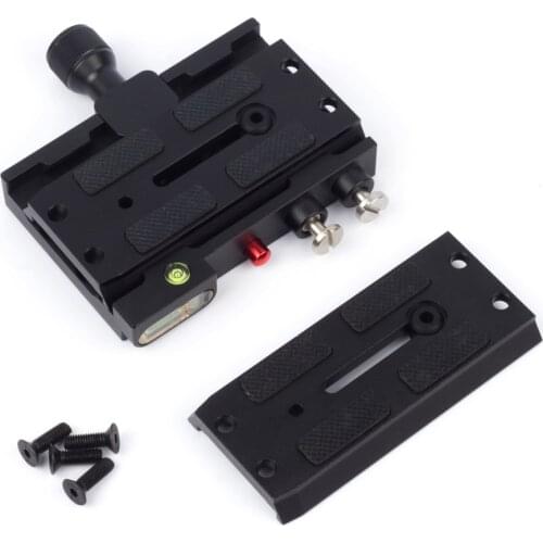 501PL Dovetail Quick Rapid Release Plate Baseplate RC5 Connector U2 fr Film Camera Tripod Mount Support Follow Focus Rail System